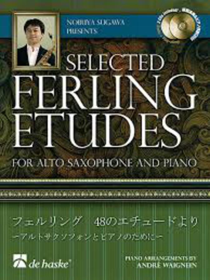 Selected Ferling Etudes For Alto Sax e Piano 2 Cd Included - Music Shop ...