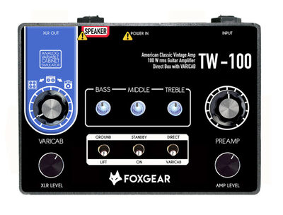 FOXGEAR TW-100  - AMPLIFICATORE PER CHITARRA A PEDALE 100W