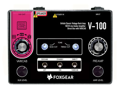 FOXGEAR V-100  - AMPLIFICATORE PER CHITARRA A PEDALE 100W