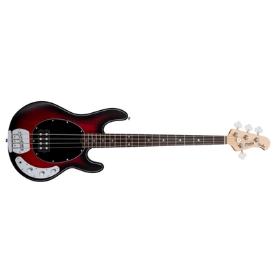 STERLING BY MUSIC MAN STINGRAY RAY 4 RED BURST SATIN